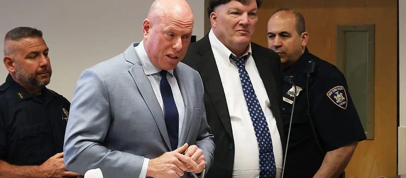 Rex Heuermann au tribunal lors de son plaidoyer de culpabilité dans l'affaire Gilgo Beach